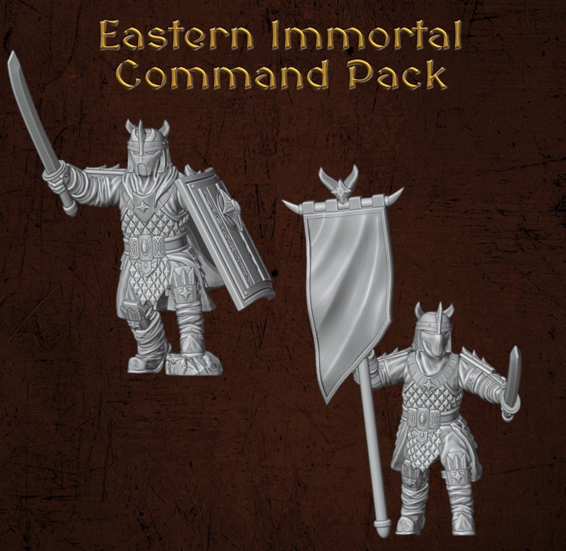 Eastern Immortal Command - Dark Lords Fallen Legions - Quartermaster 3D - Sigmarite Boutique