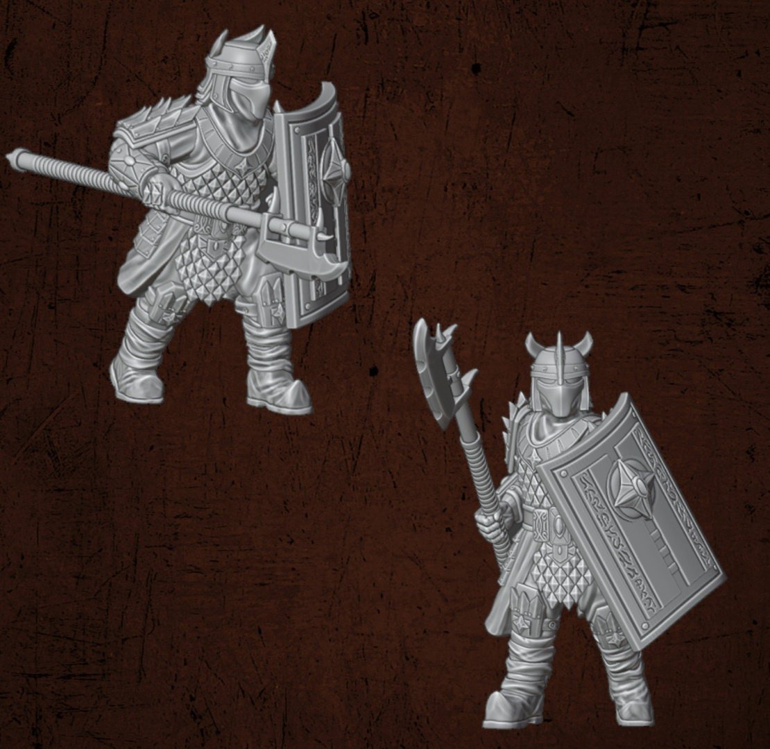 Eastern Immortal Warriors - Dark Lords Fallen Legions - Quartermaster 3D - Sigmarite Boutique