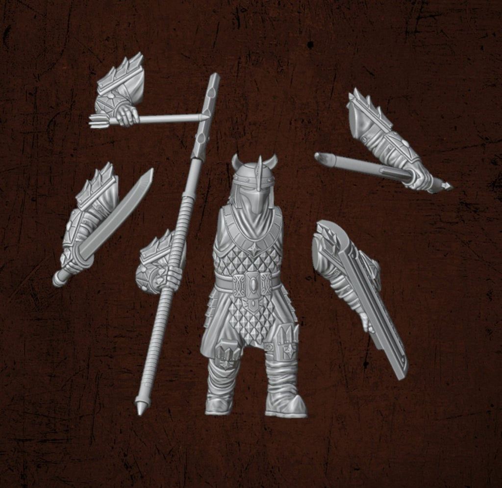 Eastern Immortal Warriors - Dark Lords Fallen Legions - Quartermaster 3D - Sigmarite Boutique