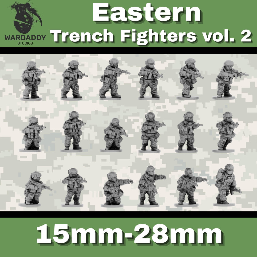 Eastern Modern Infantry - 10-28mm Modern Military Miniatures - Resin Wargaming Infantry - Wardaddy Studios - Sigmarite Boutique