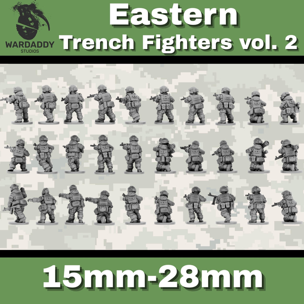 Eastern Modern Infantry - 10-28mm Modern Military Miniatures - Resin Wargaming Infantry - Wardaddy Studios - Sigmarite Boutique