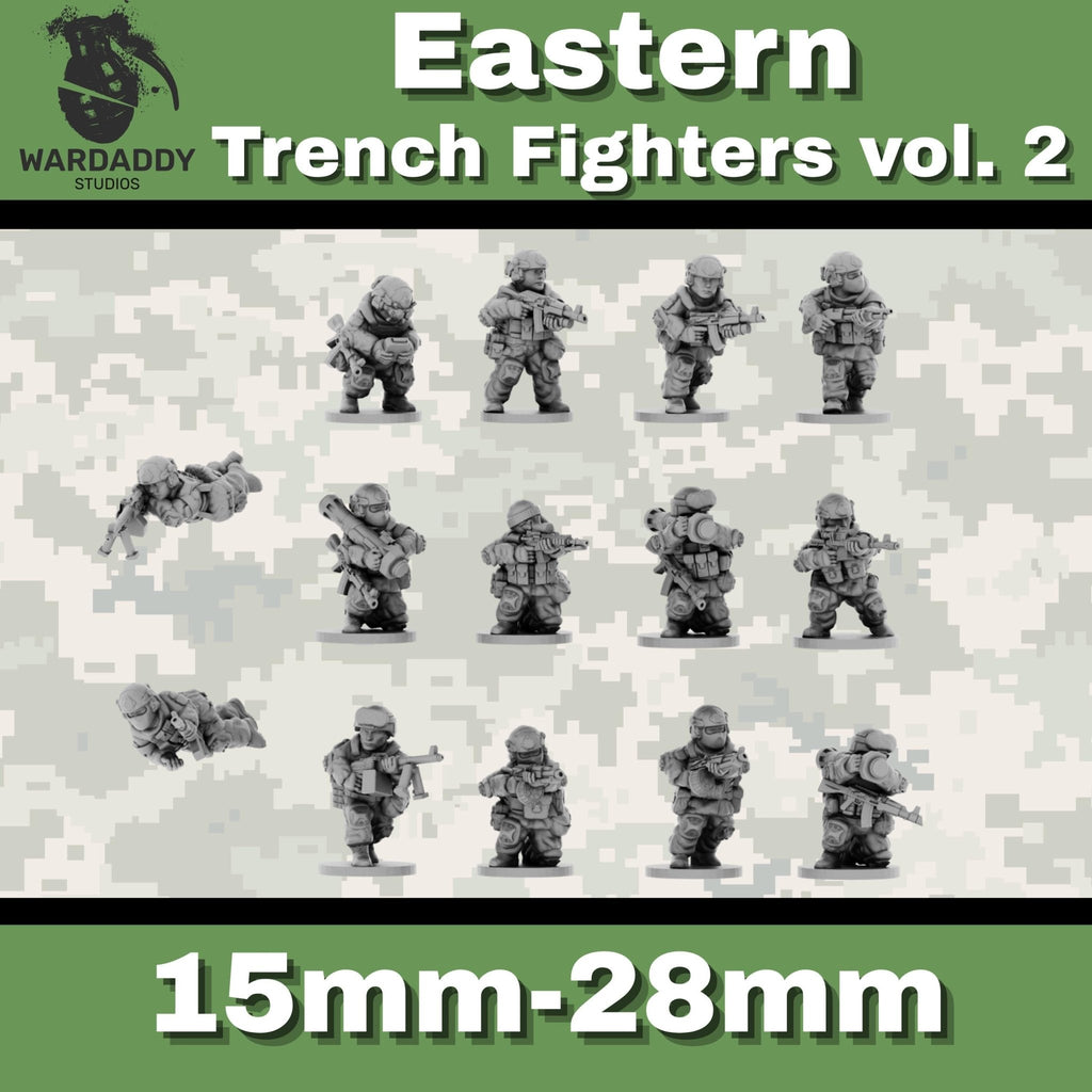 Eastern Modern Infantry - 10-28mm Modern Military Miniatures - Resin Wargaming Infantry - Wardaddy Studios - Sigmarite Boutique