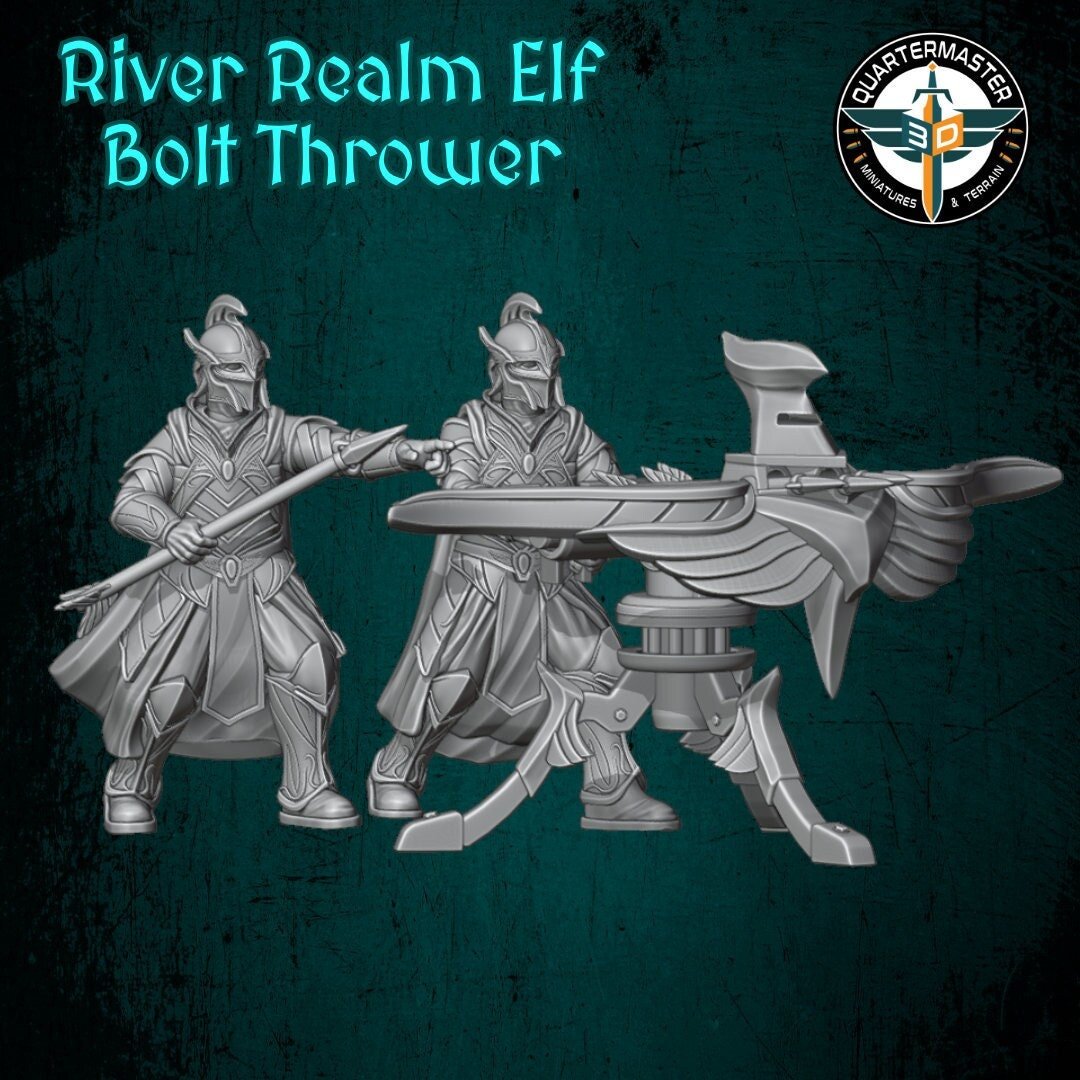 Elf Bolt Thrower - Elves and Men - Quartermaster 3D - Sigmarite Boutique