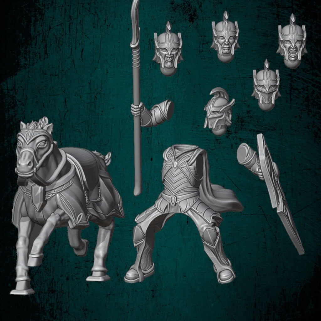Elf Cavalry - Elves and Men - Quartermaster 3D - Sigmarite Boutique