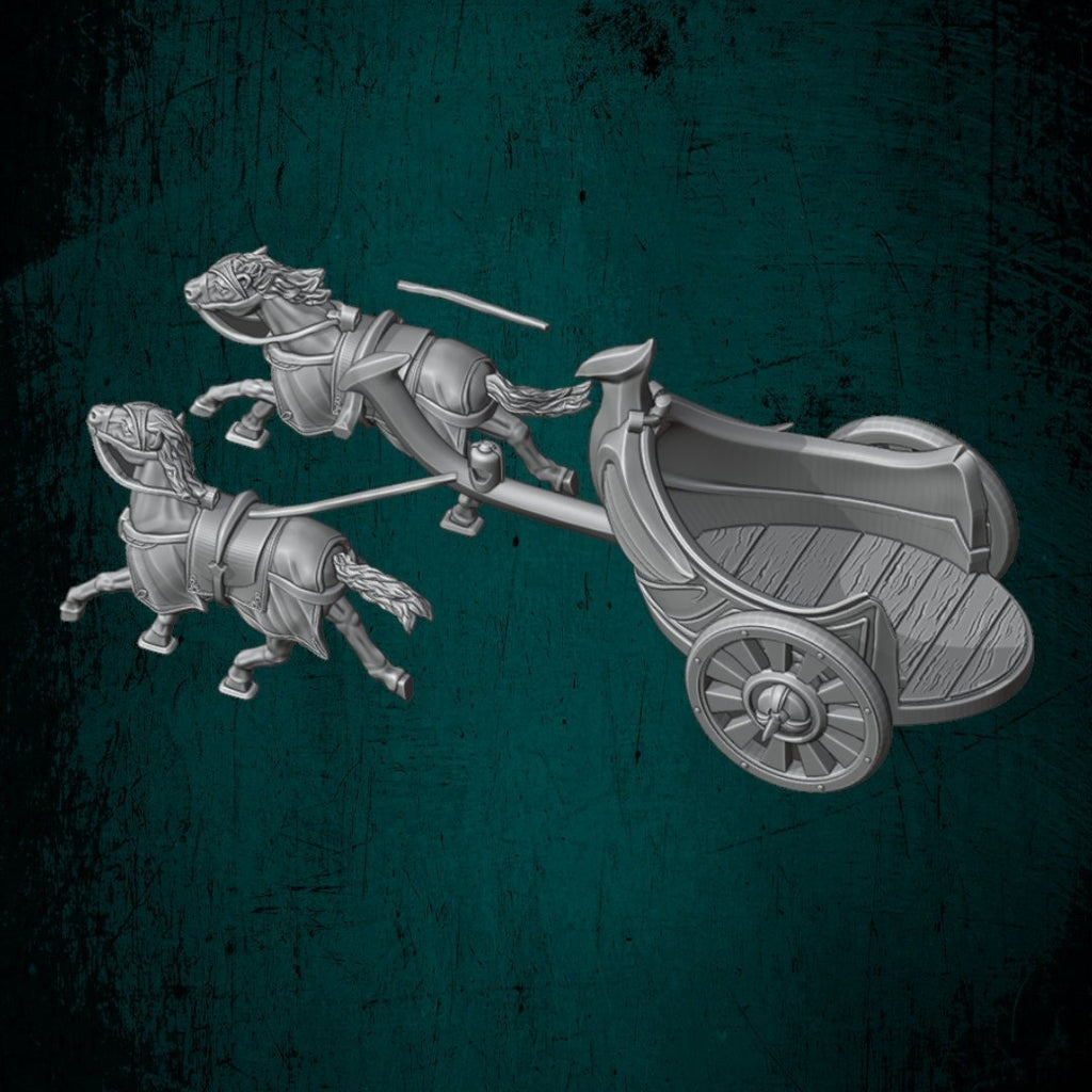 Elf Chariot - Elves and Men - Quartermaster 3D - Sigmarite Boutique