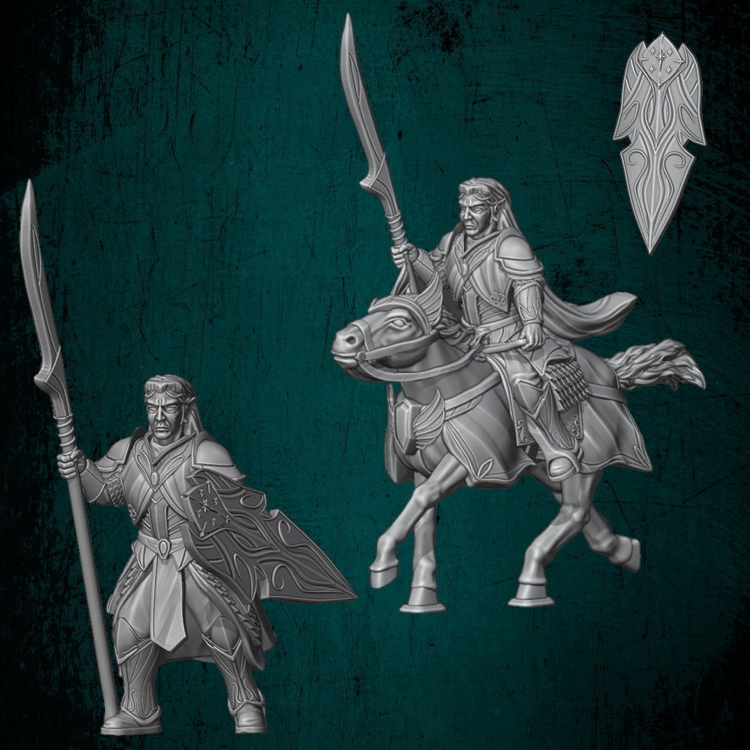 Elf King - Elves and Men - Quartermaster 3D - Sigmarite Boutique