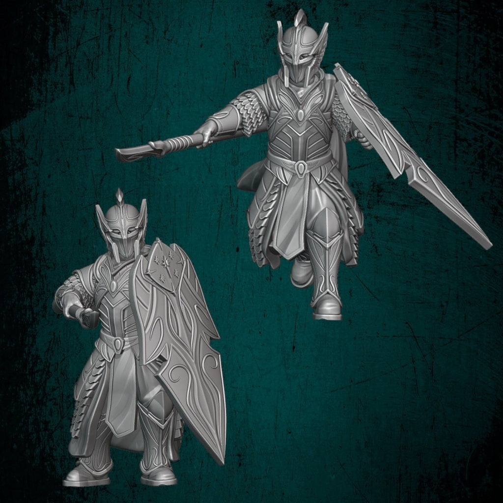 Elf Kings Guard - Elves and Men - Quartermaster 3D - Sigmarite Boutique
