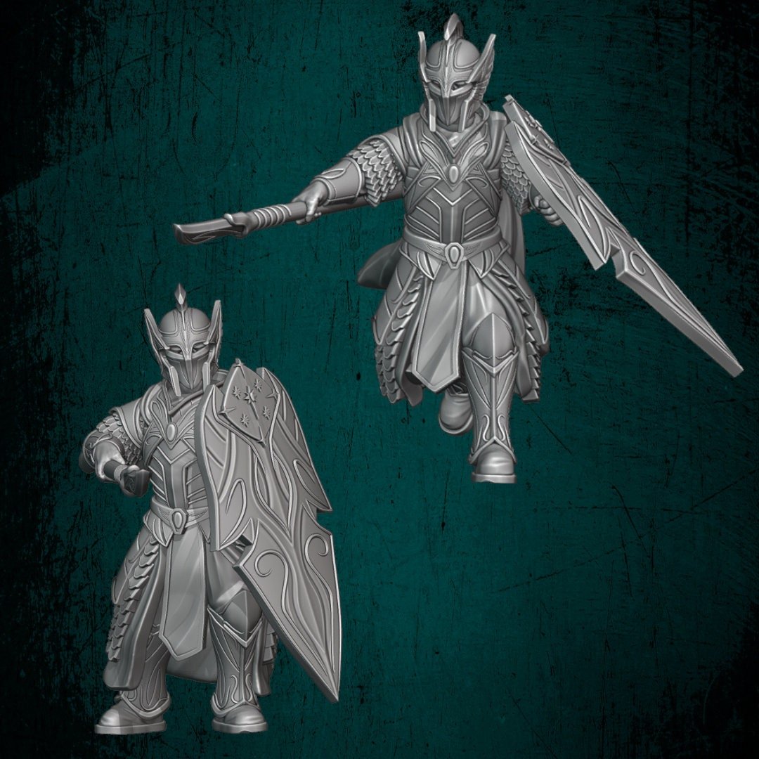 Elf Kings Guard - Elves and Men - Quartermaster 3D - Sigmarite Boutique