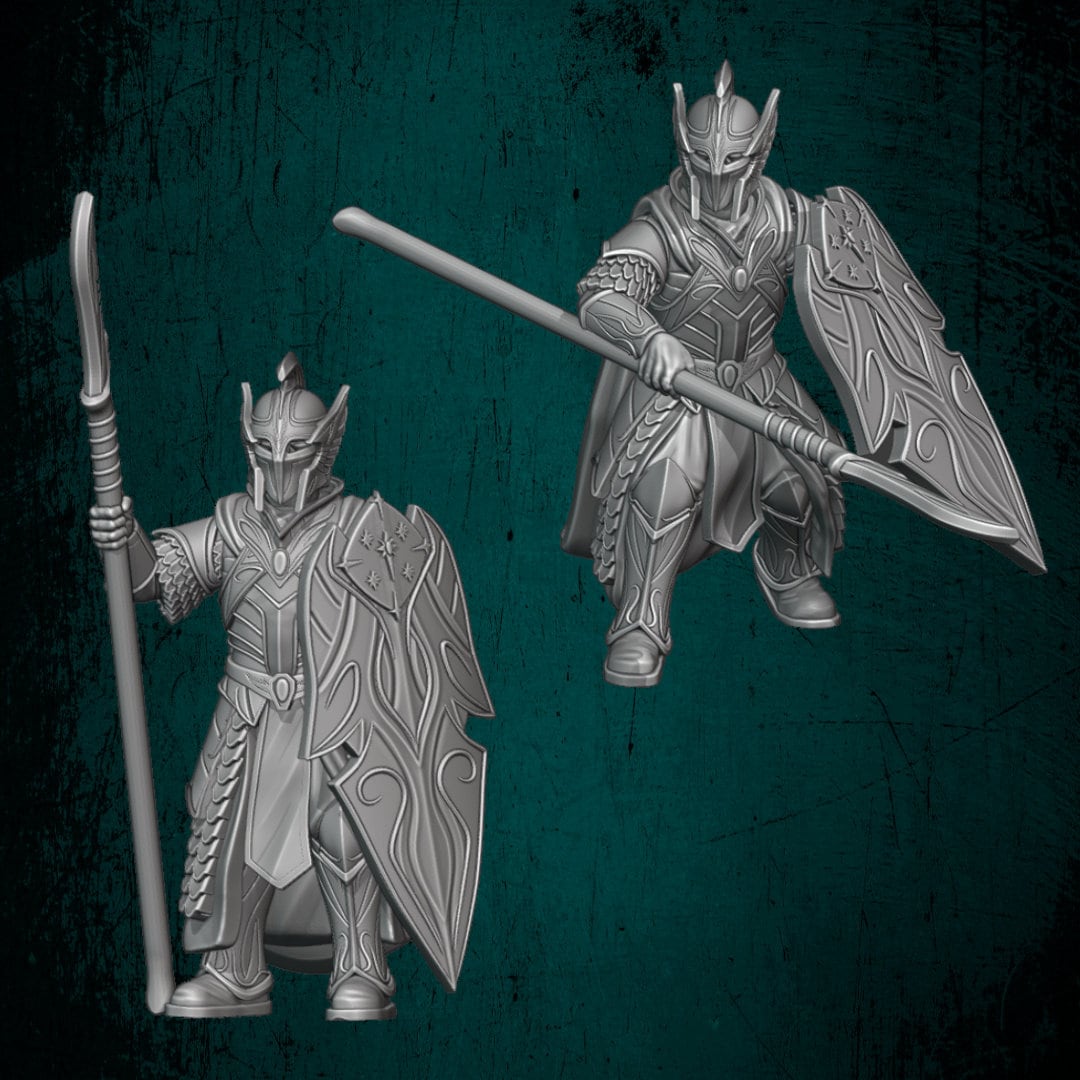 Elf Kings Guard - Elves and Men - Quartermaster 3D - Sigmarite Boutique