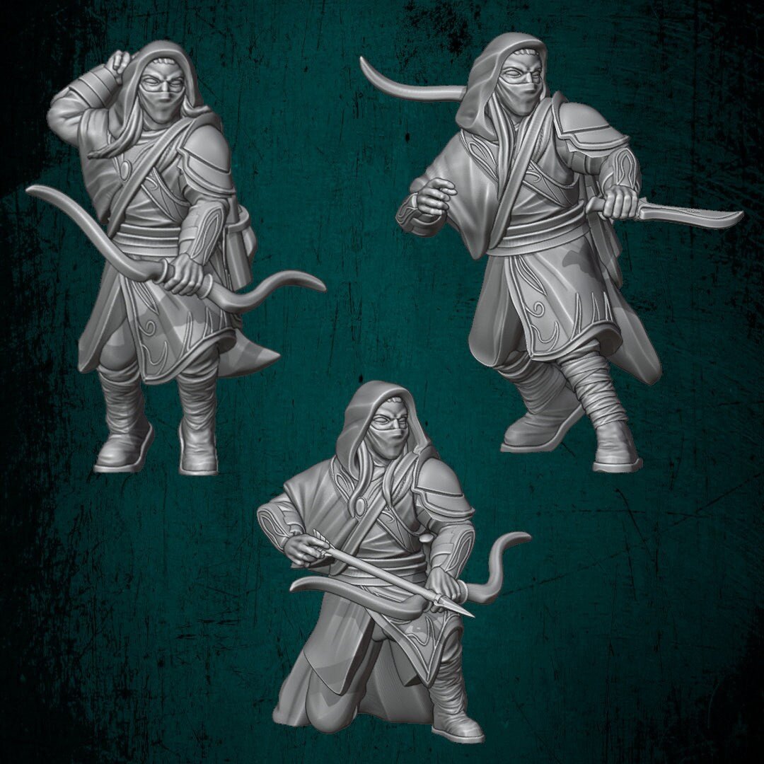 Elf Rangers - Elves and Men - Quartermaster 3D - Sigmarite Boutique