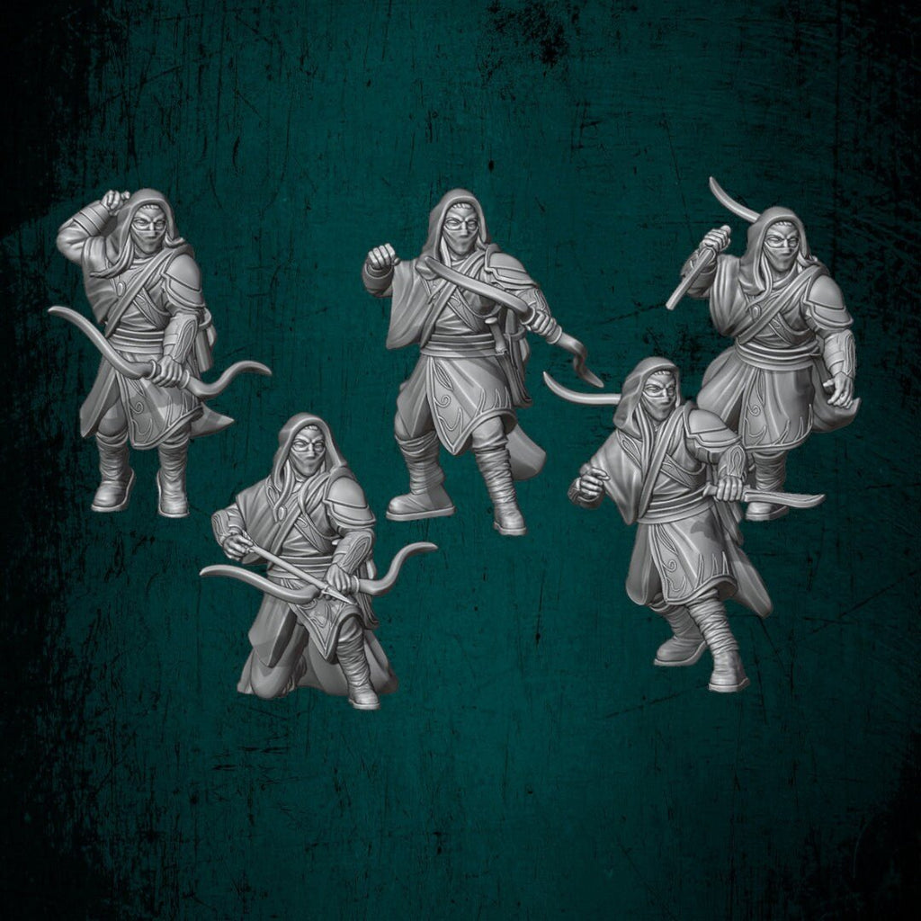 Elf Rangers - Elves and Men - Quartermaster 3D - Sigmarite Boutique