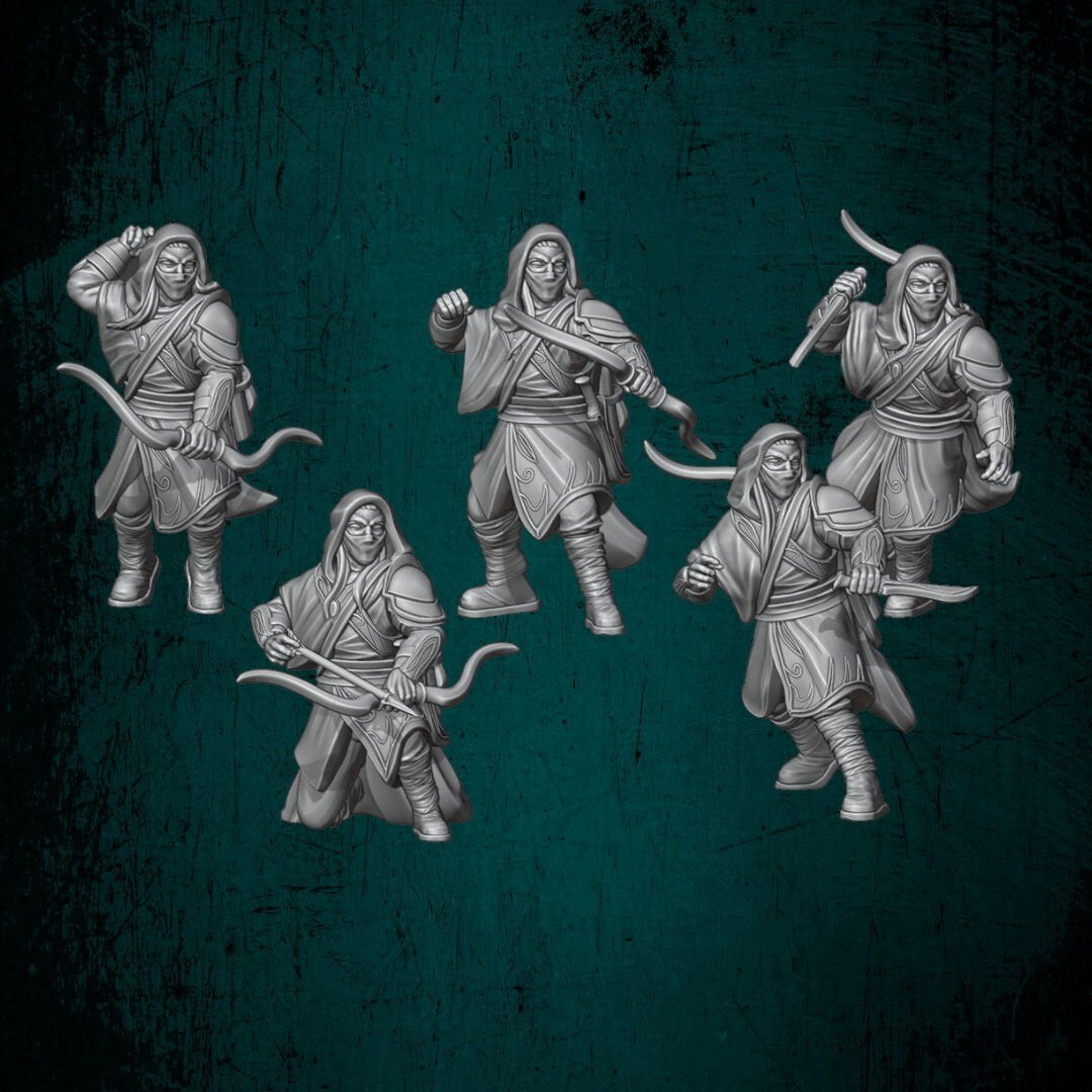 Elf Rangers - Elves and Men - Quartermaster 3D - Sigmarite Boutique