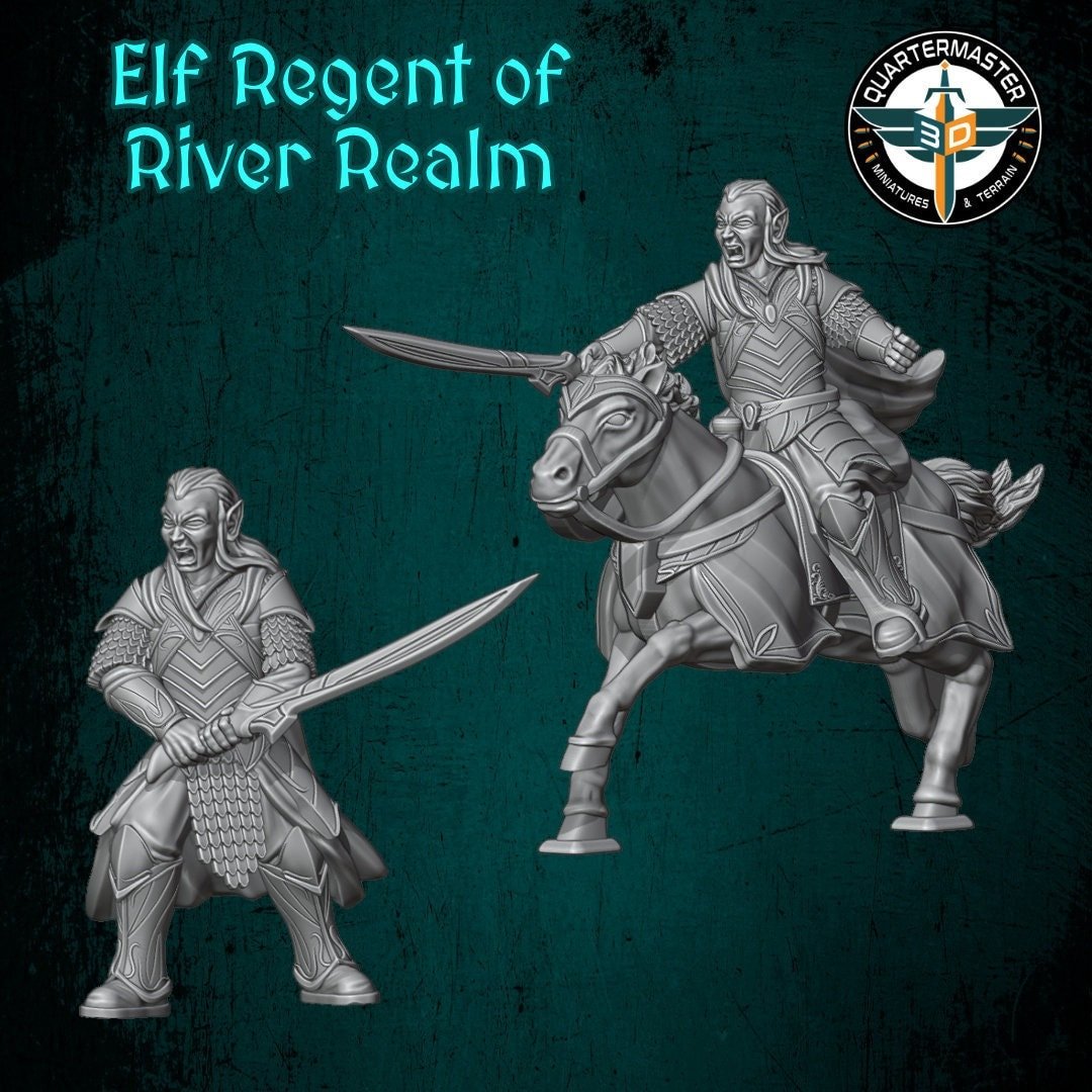 Elf Regent - Elves and Men - Quartermaster 3D - Sigmarite Boutique