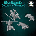 Elf Warriors Downed and Wounded - Elves and Men - Quartermaster 3D - Sigmarite Boutique