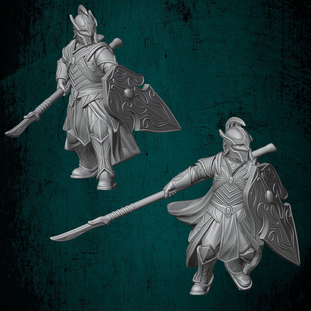 Elf Warriors - Elves and Men - Quartermaster 3D - Sigmarite Boutique