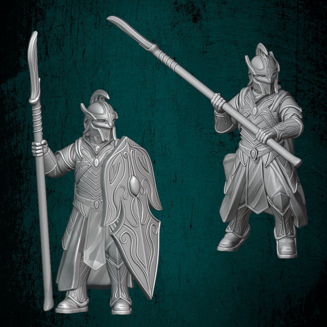 Elf Warriors - Elves and Men - Quartermaster 3D - Sigmarite Boutique
