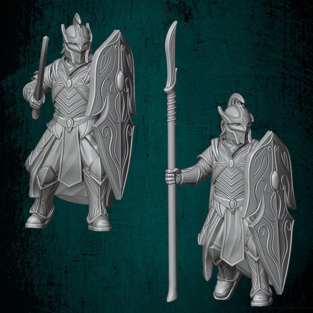 Elf Warriors - Elves and Men - Quartermaster 3D - Sigmarite Boutique