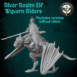 Elf Wyverns and Wyvern Riders - Elves and Men - Quartermaster 3D - Sigmarite Boutique