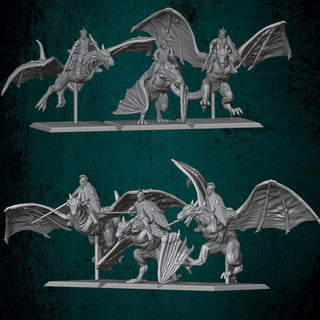 Elf Wyverns and Wyvern Riders - Elves and Men - Quartermaster 3D - Sigmarite Boutique