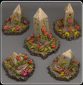 Enchanted Obelisks - Fantastic Plants and Rocks - Print Your Monsters - Sigmarite Boutique
