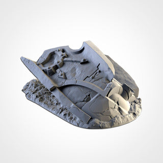 Fallen Titan - Scifi Terrain - 3D Printed PLA Plastic - Sigmarite Boutique