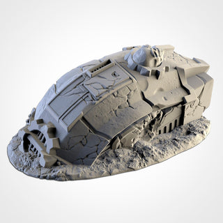 Fallen Titan - Scifi Terrain - 3D Printed PLA Plastic - Sigmarite Boutique