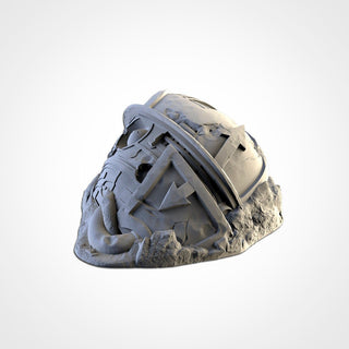Fallen Titan - Scifi Terrain - 3D Printed PLA Plastic - Sigmarite Boutique