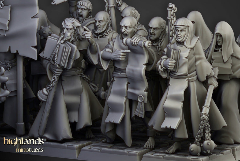 Fanatical Zealots - Highlands Miniatures - Sigmarite Boutique