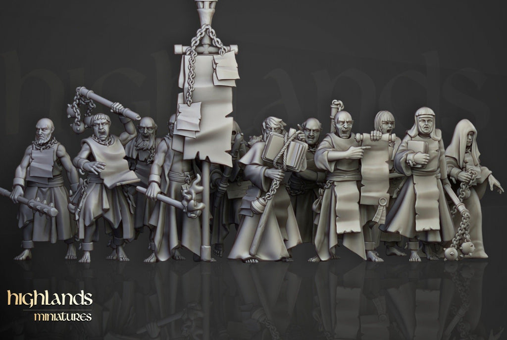 Fanatical Zealots - Highlands Miniatures - Sigmarite Boutique