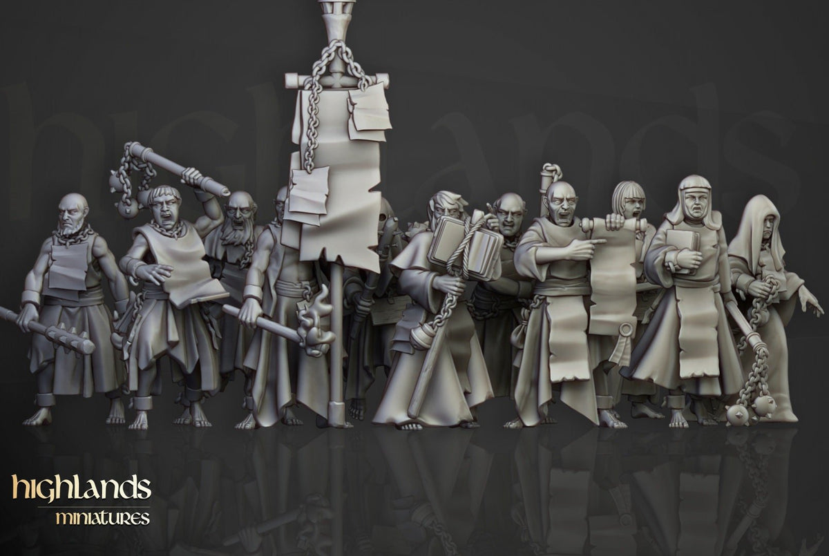 Fanatical Zealots - Highlands Miniatures - Sigmarite Boutique
