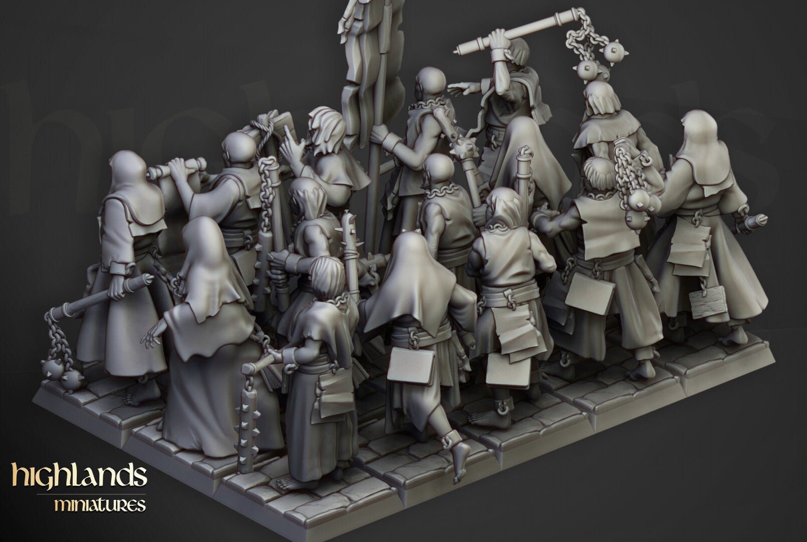 Fanatical Zealots - Highlands Miniatures - Sigmarite Boutique