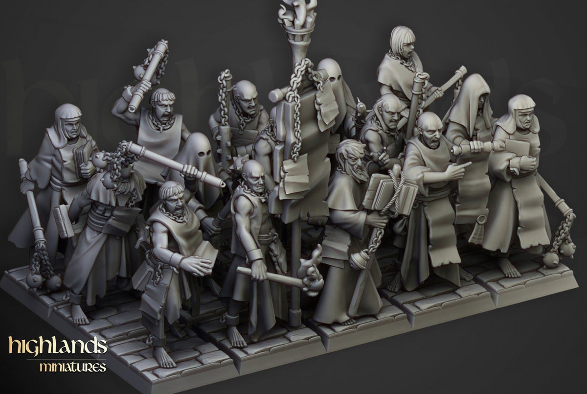 Fanatical Zealots - Highlands Miniatures - Sigmarite Boutique
