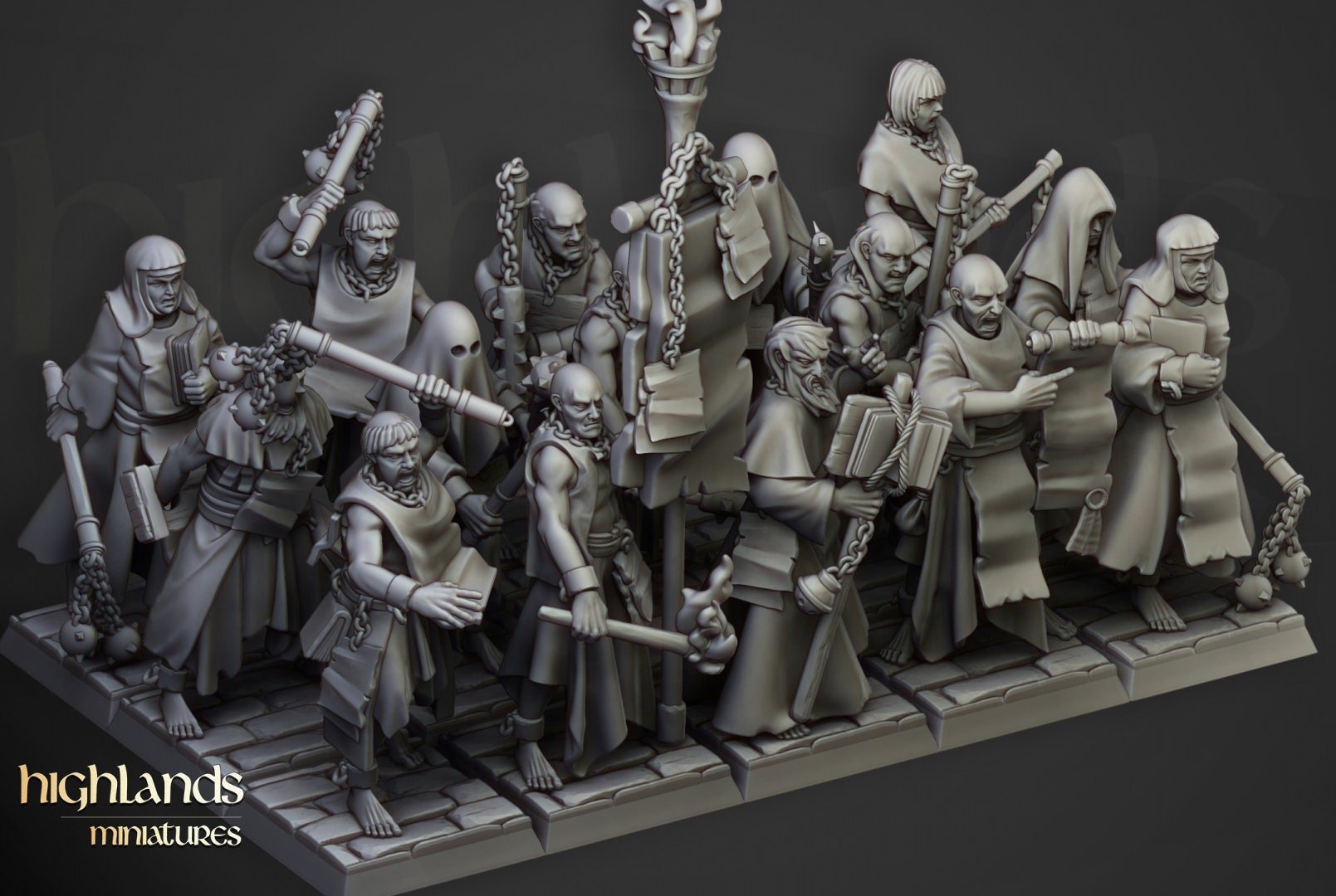 Fanatical Zealots - Highlands Miniatures - Sigmarite Boutique