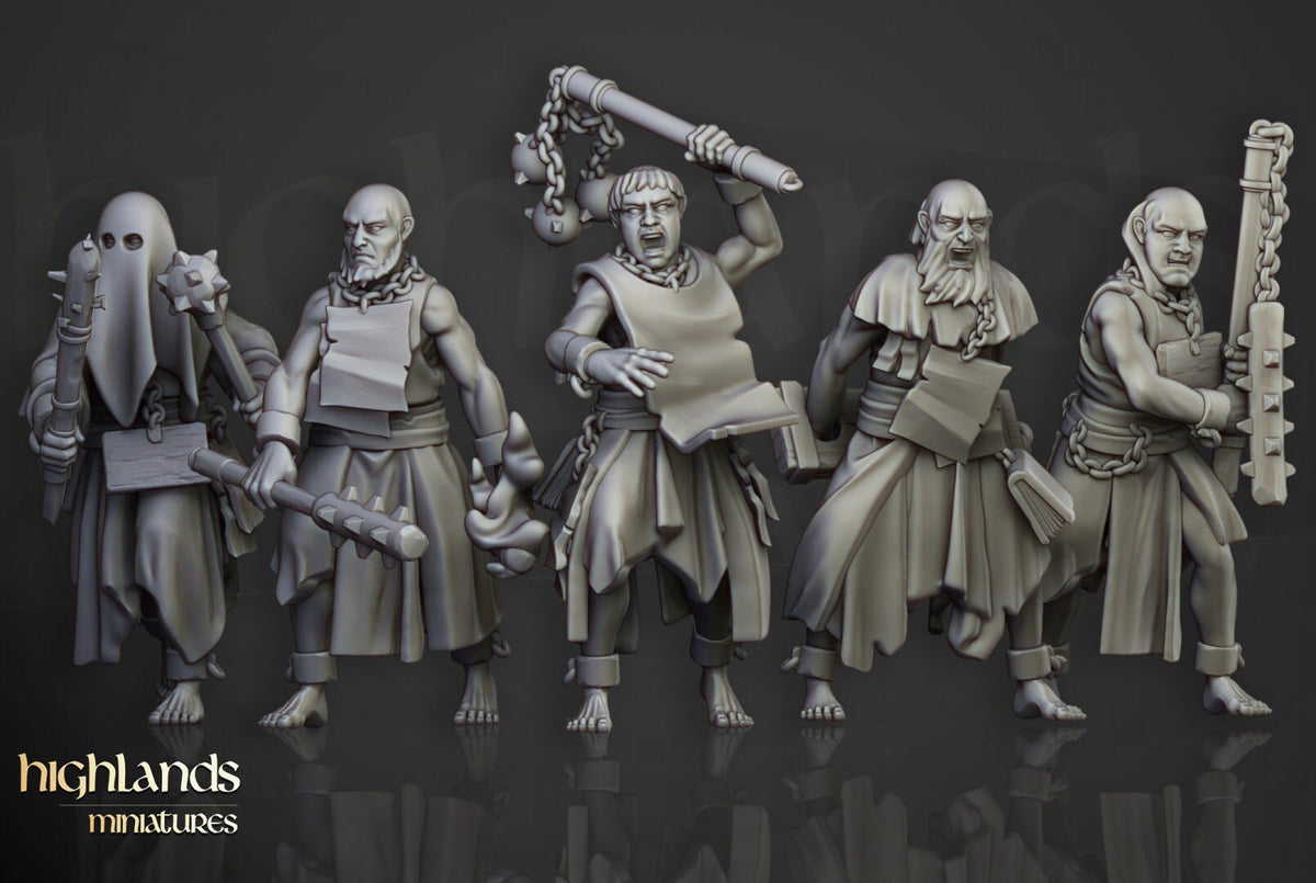 Fanatical Zealots - Highlands Miniatures - Sigmarite Boutique