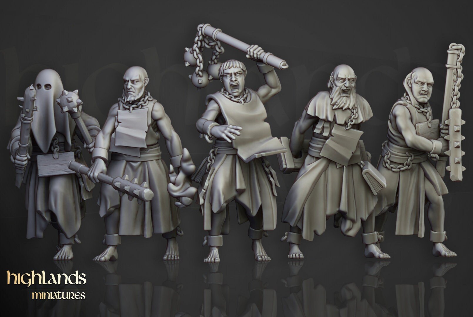 Fanatical Zealots - Highlands Miniatures - Sigmarite Boutique