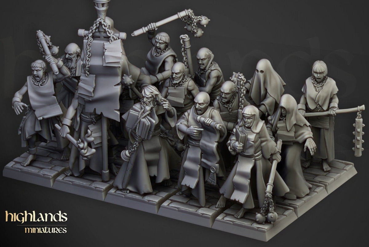 Fanatical Zealots - Highlands Miniatures - Sigmarite Boutique