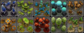 Fantastic Plants - 3D printed solid resin scatter terrain - Sigmarite Boutique