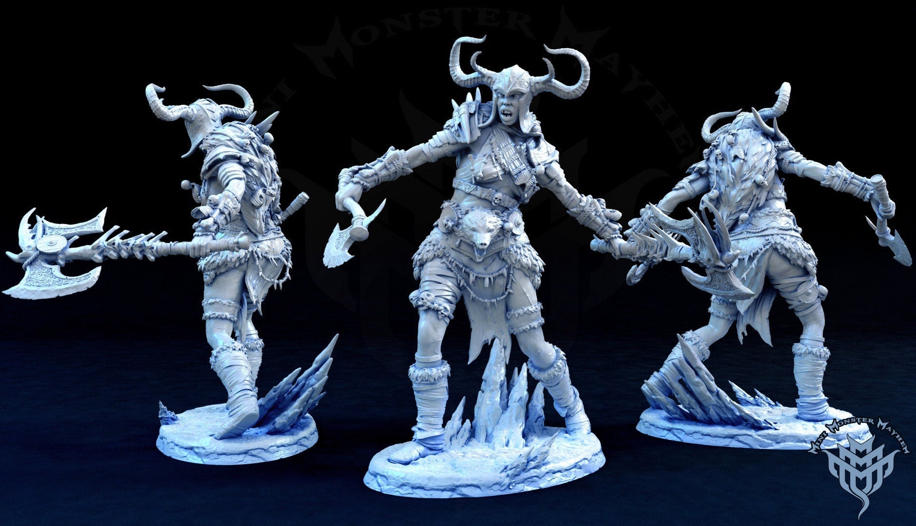 Female Frost Giant - Glacial Depths - Mini Monster Mayhem - Sigmarite Boutique