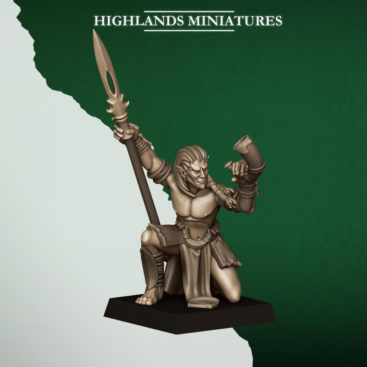 Feral Elf Bladesingers Resin Fantasy Miniature Unit for Tabletop Wargaming - Highlands Miniatures - Sigmarite Boutique