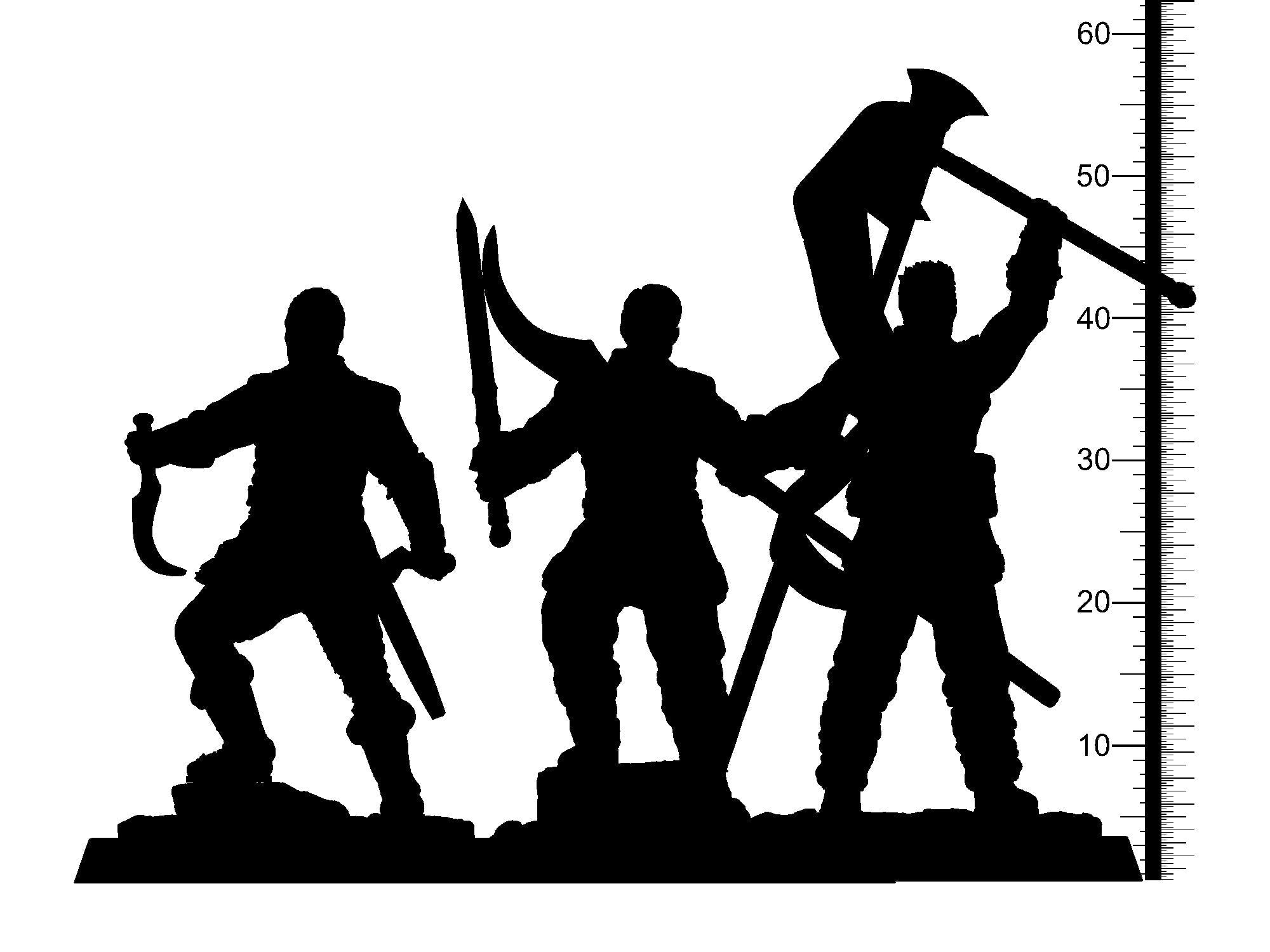 Fianna Warriors - Celtic Mythology - Clay Cyanide - Sigmarite Boutique