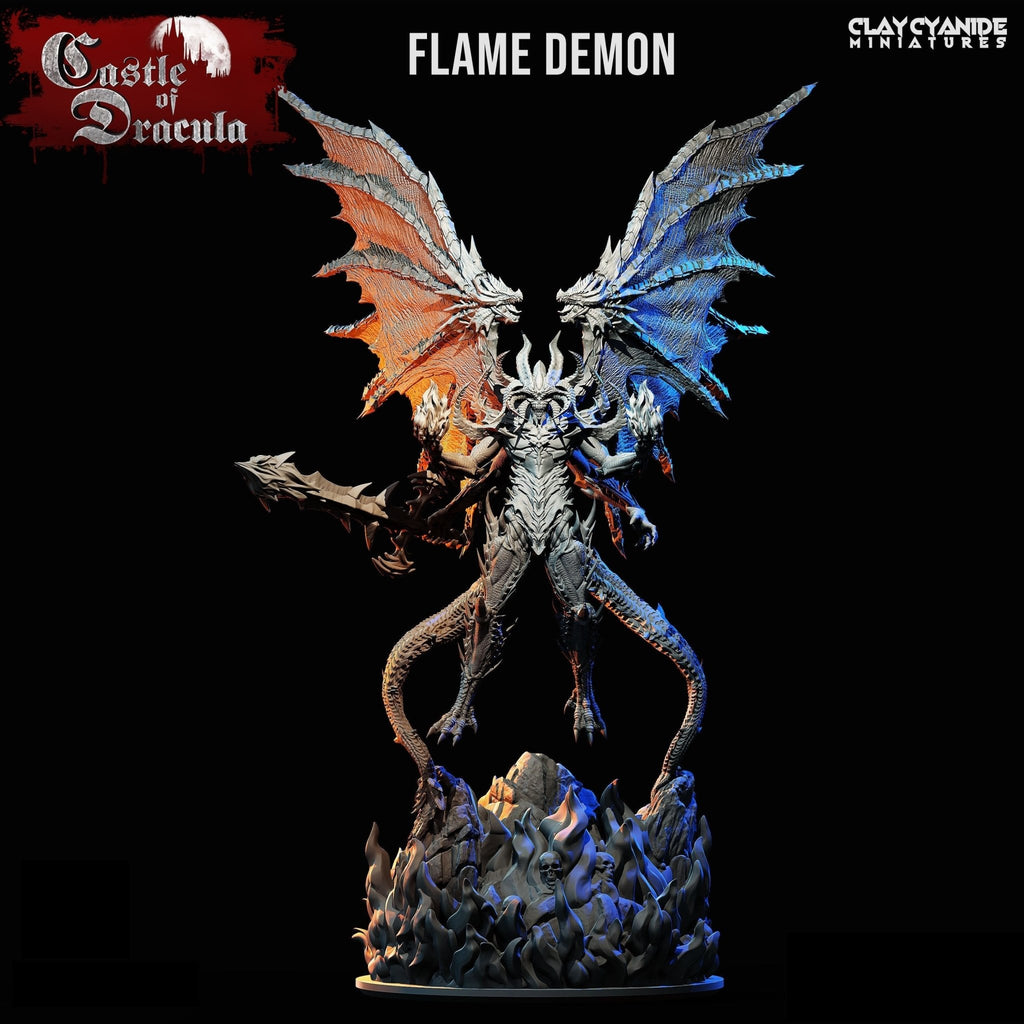 Flame Demon - Castle of Dracula - Clay Cyanide - Sigmarite Boutique