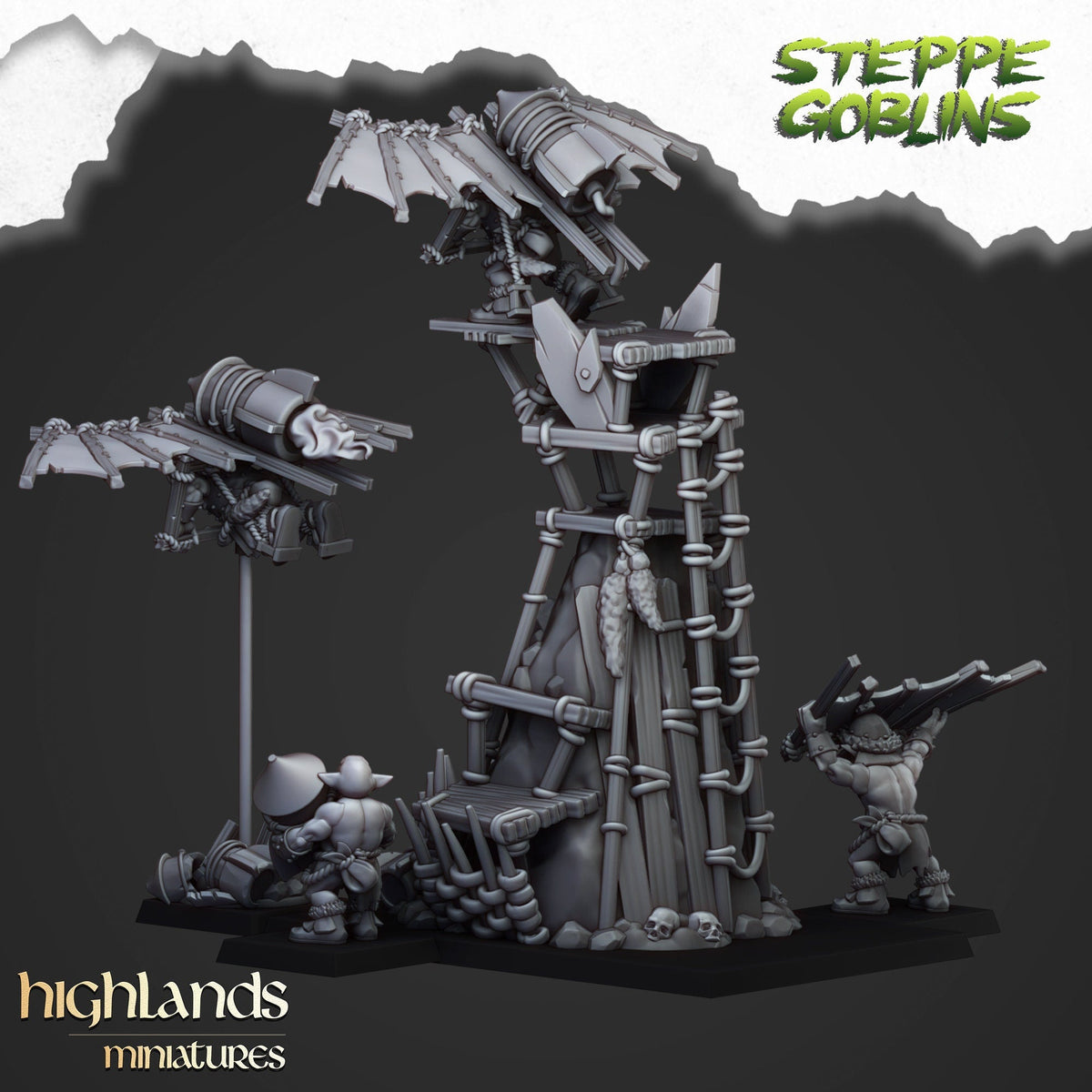 Flying Steppe Goblins - Highlands Miniatures - Sigmarite Boutique