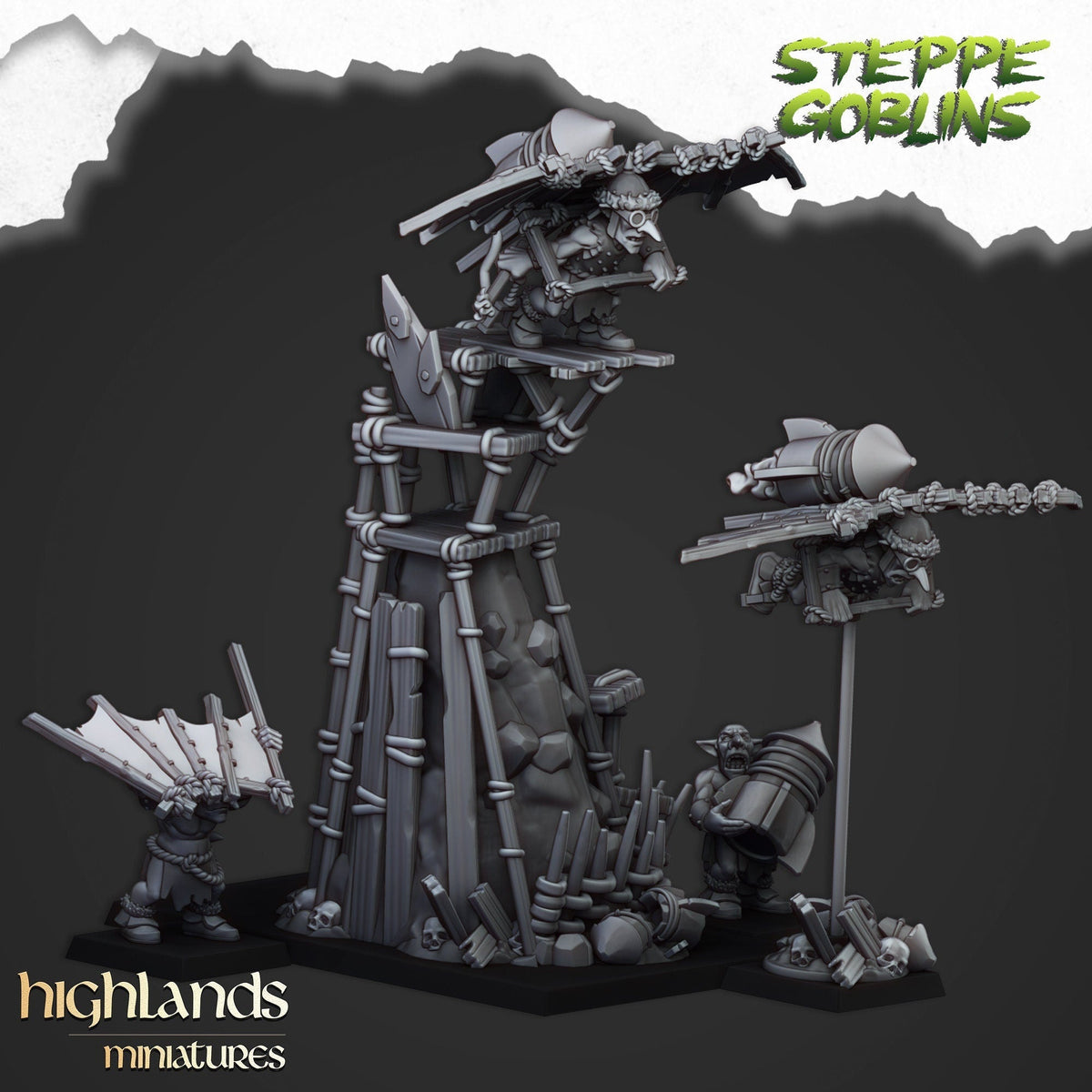 Flying Steppe Goblins - Highlands Miniatures - Sigmarite Boutique