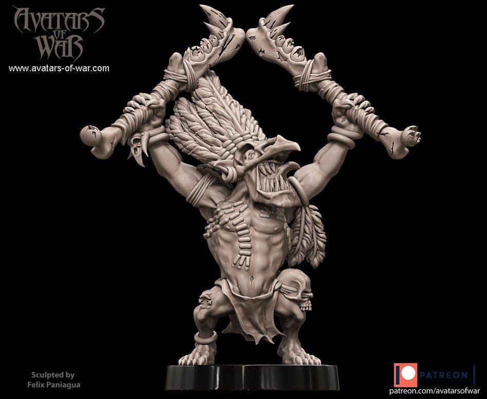 Forest Goblin Chief - Avatars of War - Sigmarite Boutique