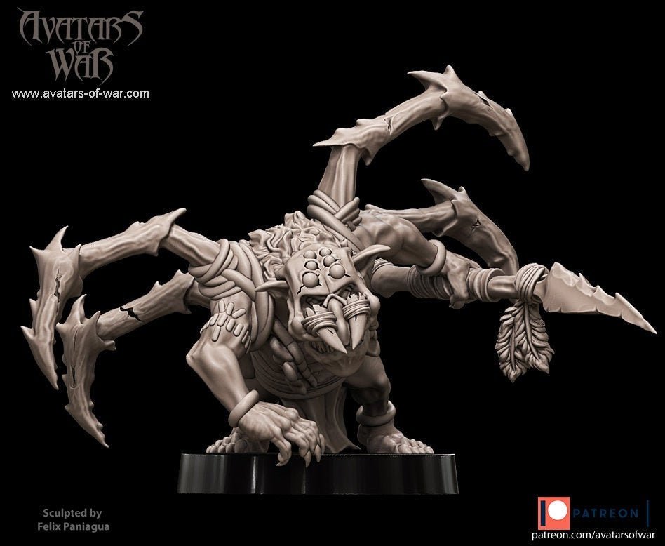 Forest Goblin Chief - Avatars of War - Sigmarite Boutique