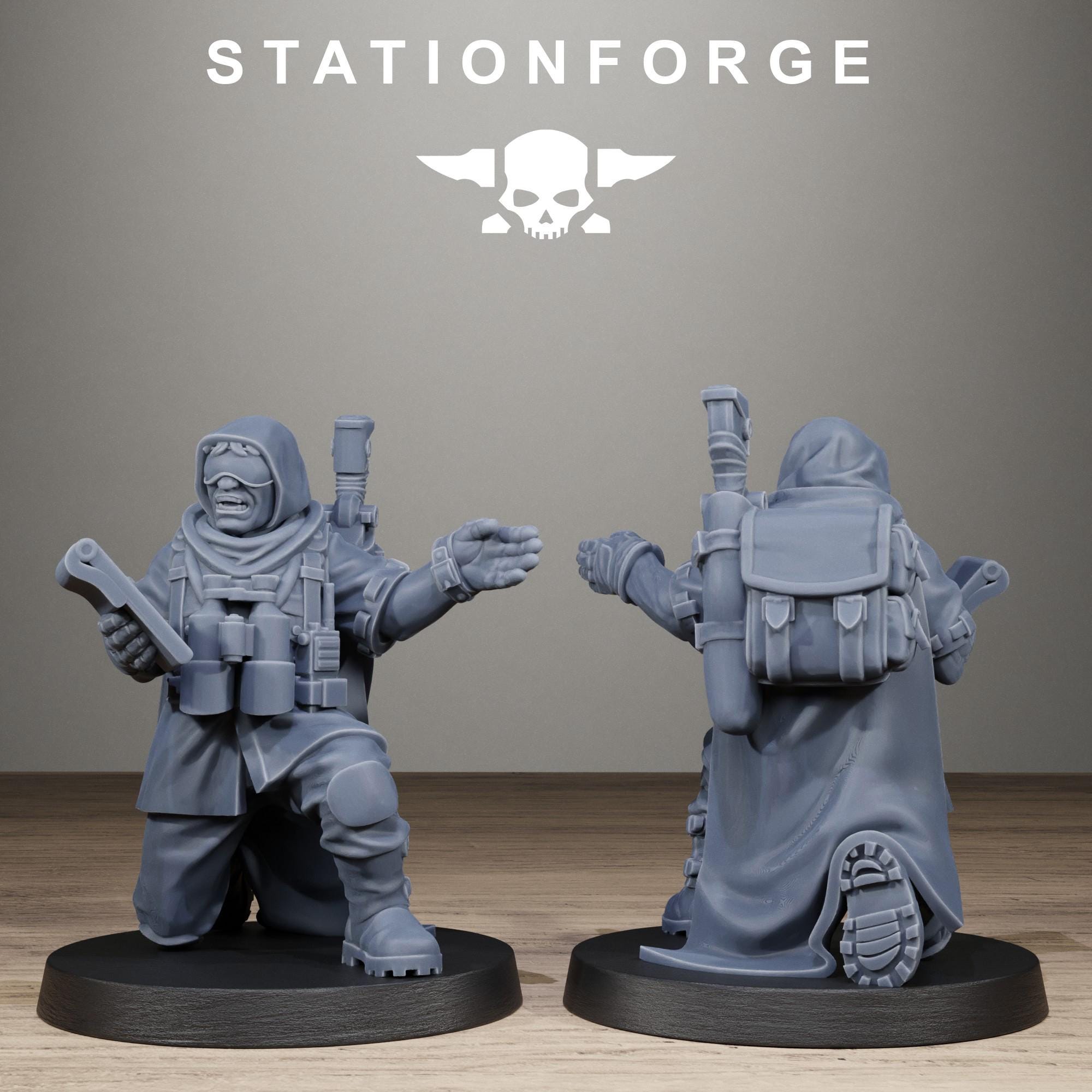Freeguard Siege Infantry Resin Miniatures for Sci Fi Wargaming, RPGs & Tabletop Gaming - StationForge - Sigmarite Boutique