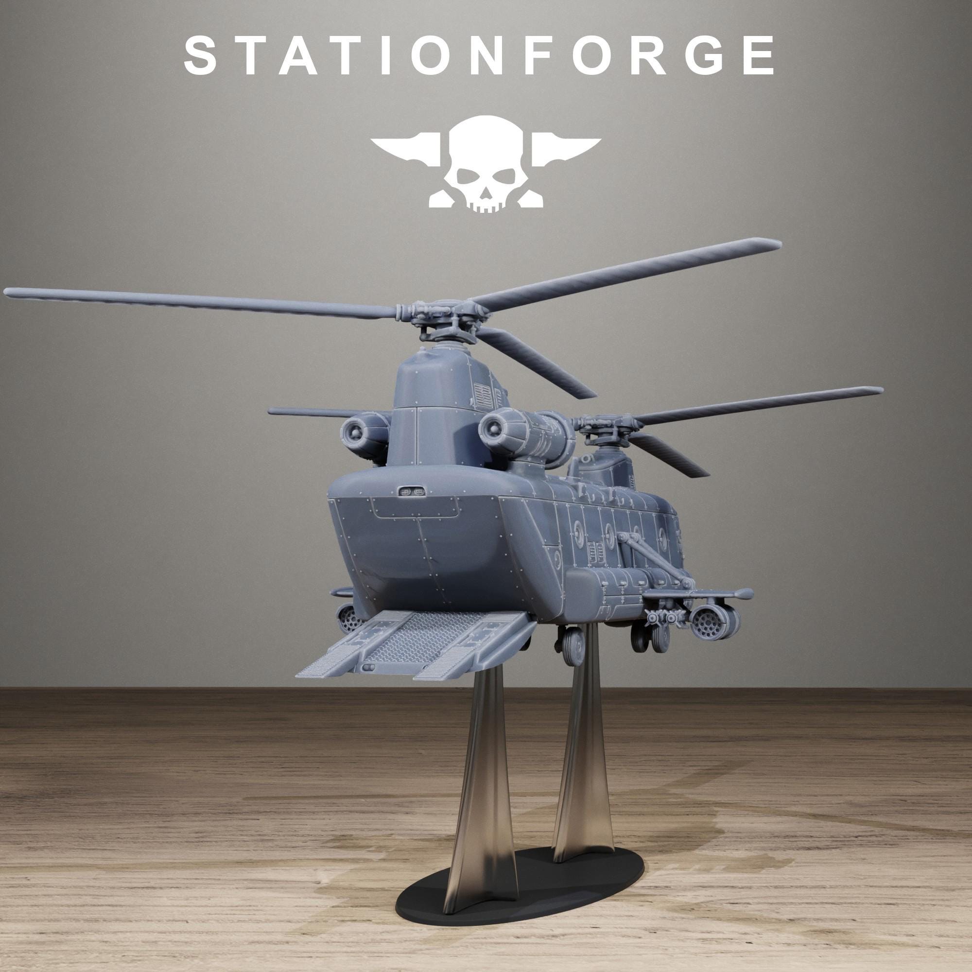 Freeguard Sky Titan Heavy Assault Transport Resin Miniature for Sci Fi Wargaming - StationForge - Sigmarite Boutique