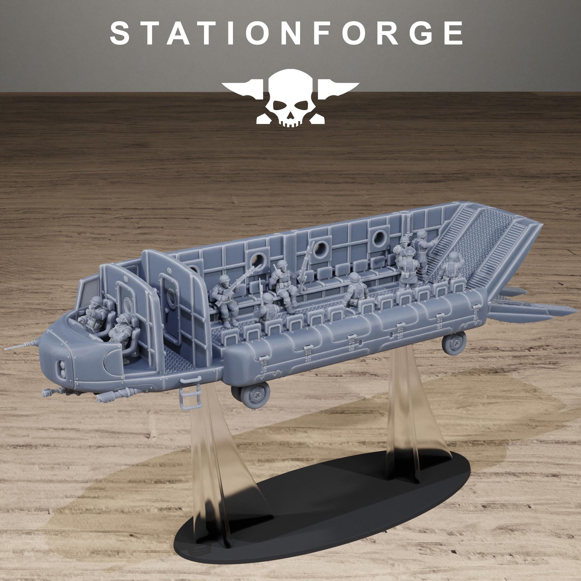 Freeguard Sky Titan Heavy Assault Transport Resin Miniature for Sci Fi Wargaming - StationForge - Sigmarite Boutique
