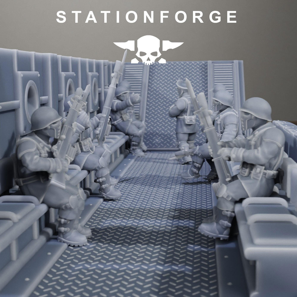 Freeguard Sky Titan Heavy Assault Transport Resin Miniature for Sci Fi Wargaming - StationForge - Sigmarite Boutique