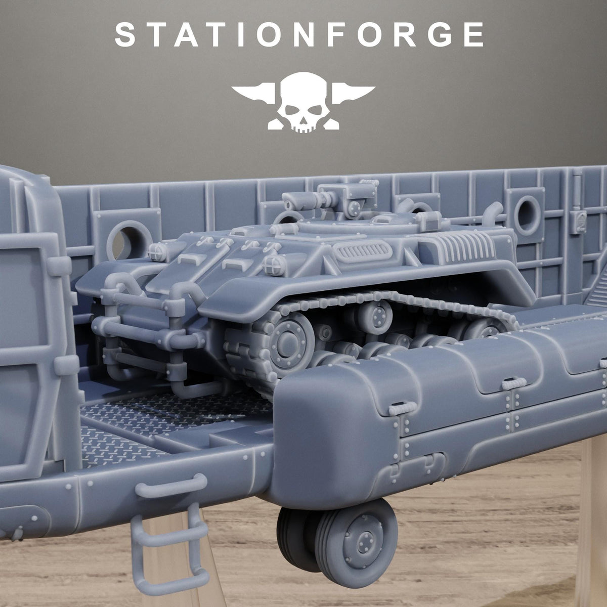 Freeguard Sky Titan Heavy Assault Transport Resin Miniature for Sci Fi Wargaming - StationForge - Sigmarite Boutique